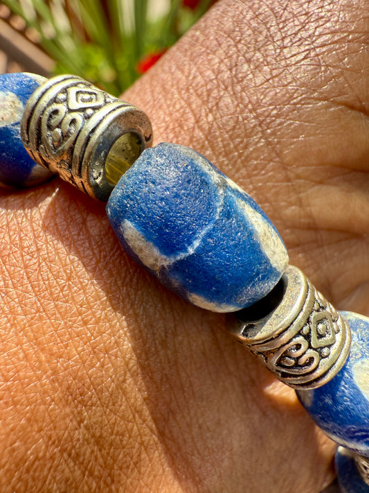 Sandstone Beaded stretch Bracelet