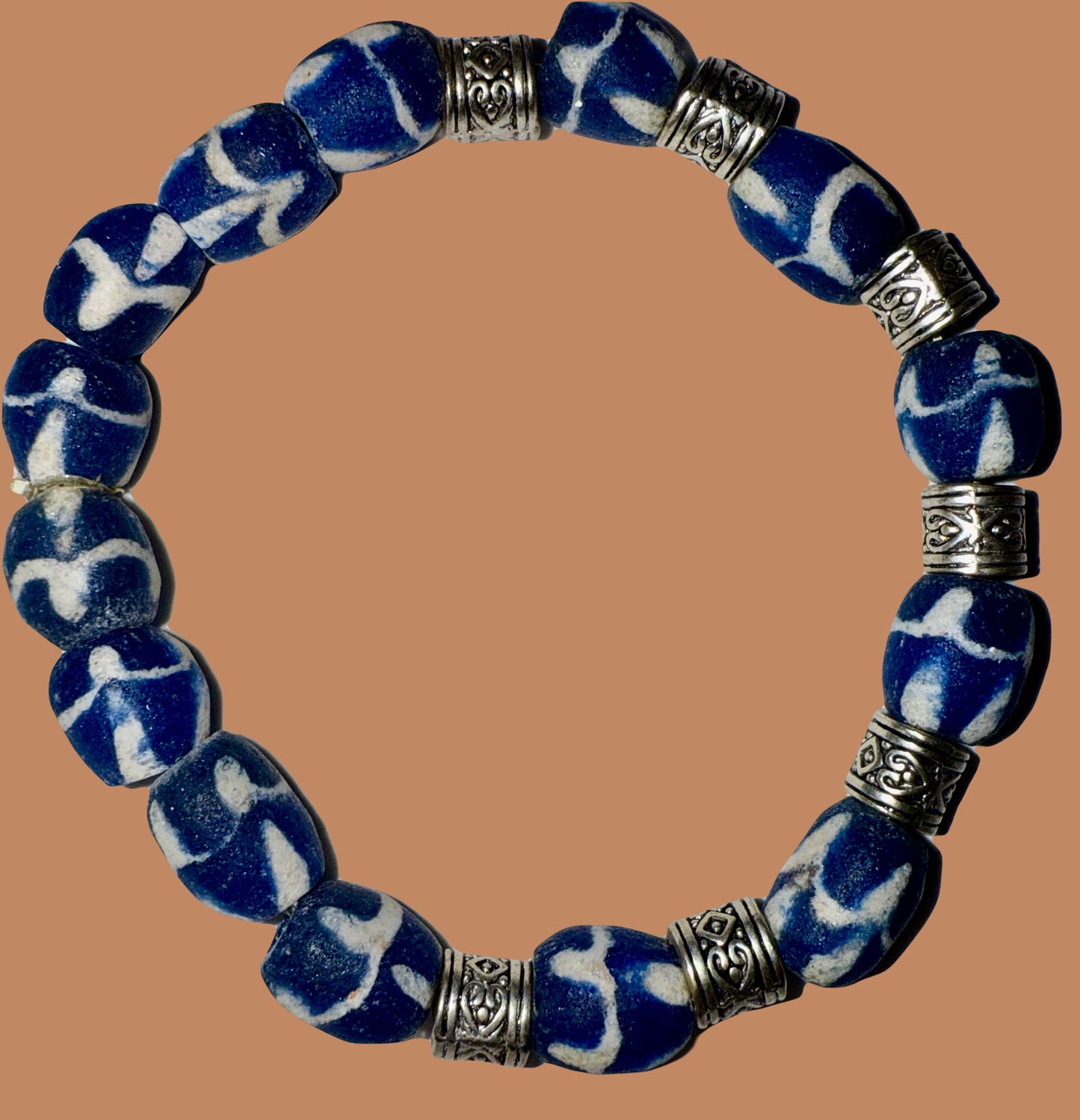 Sandstone Beaded stretch Bracelet
