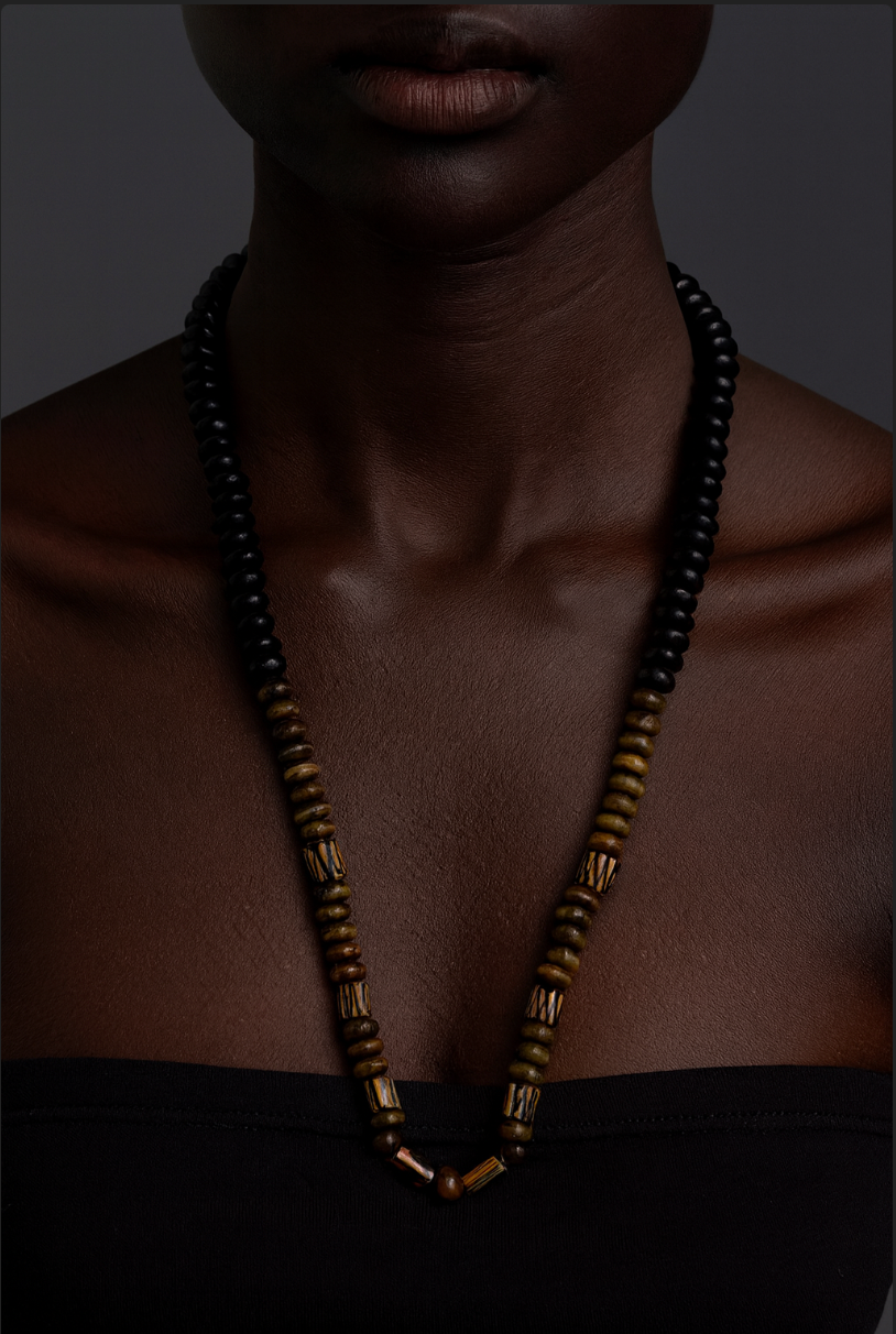 Safari Sunset Beaded Necklace